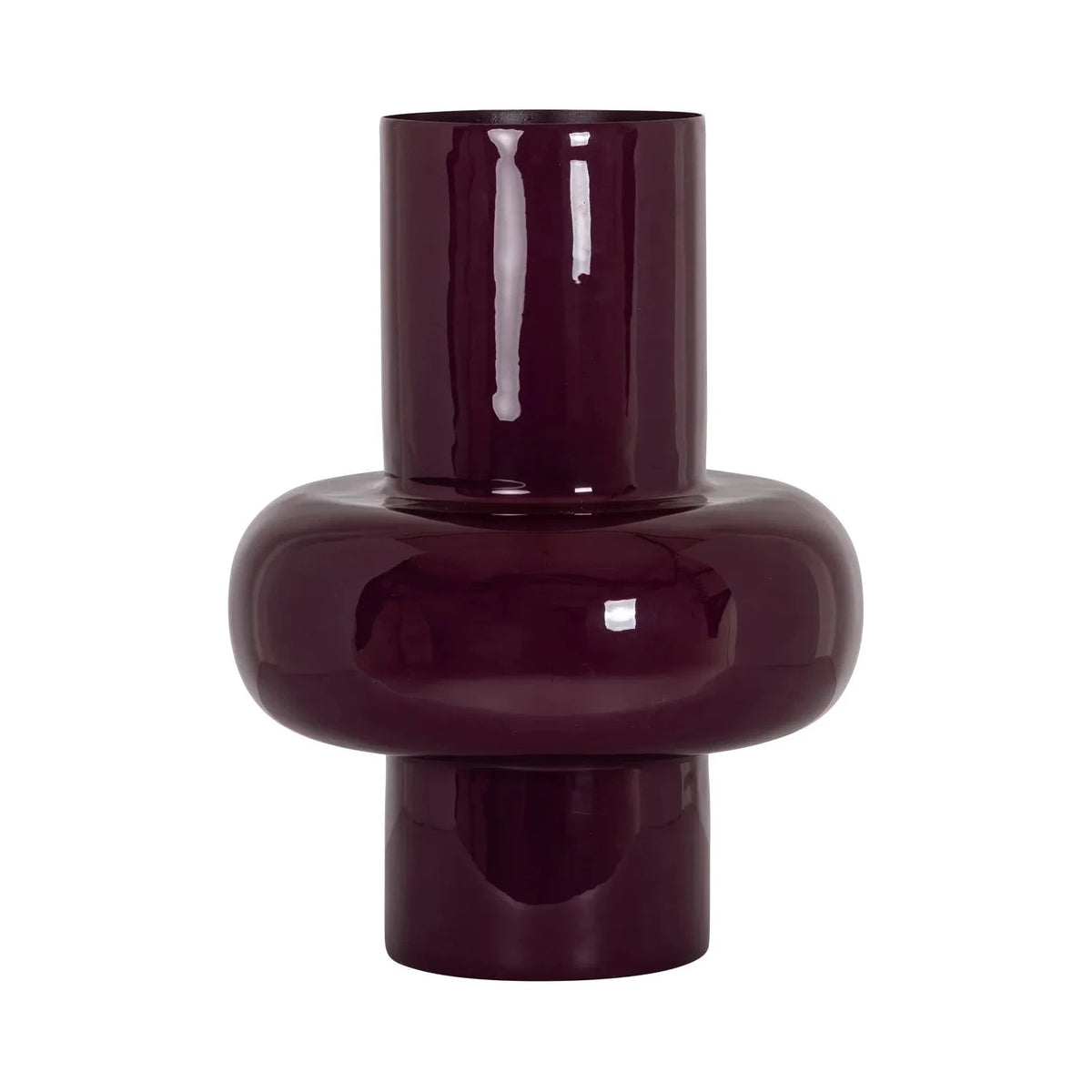 Richmond Interiors Ashlyn Burgundy Vase | Small