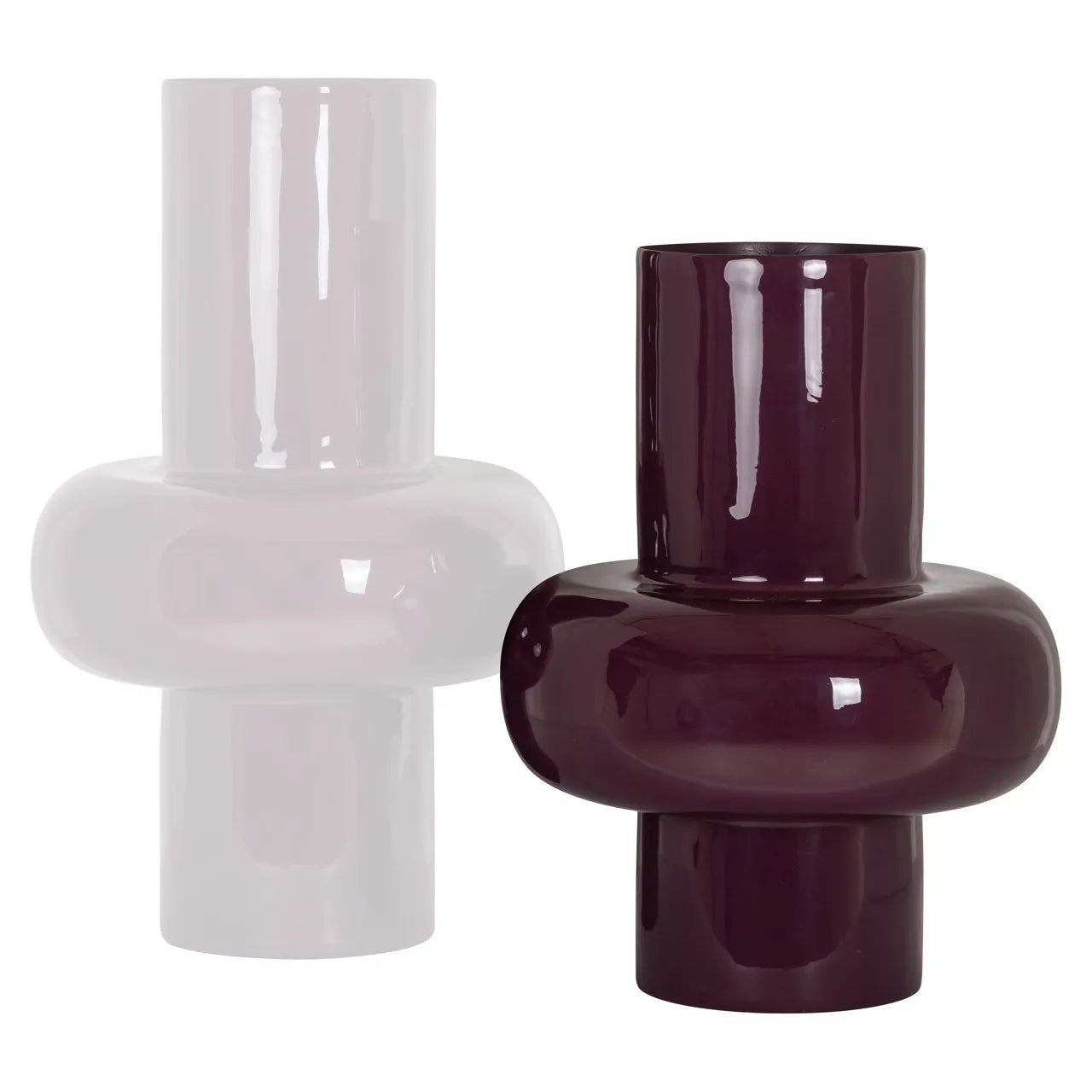 Richmond Interiors Ashlyn Burgundy Vase | Small