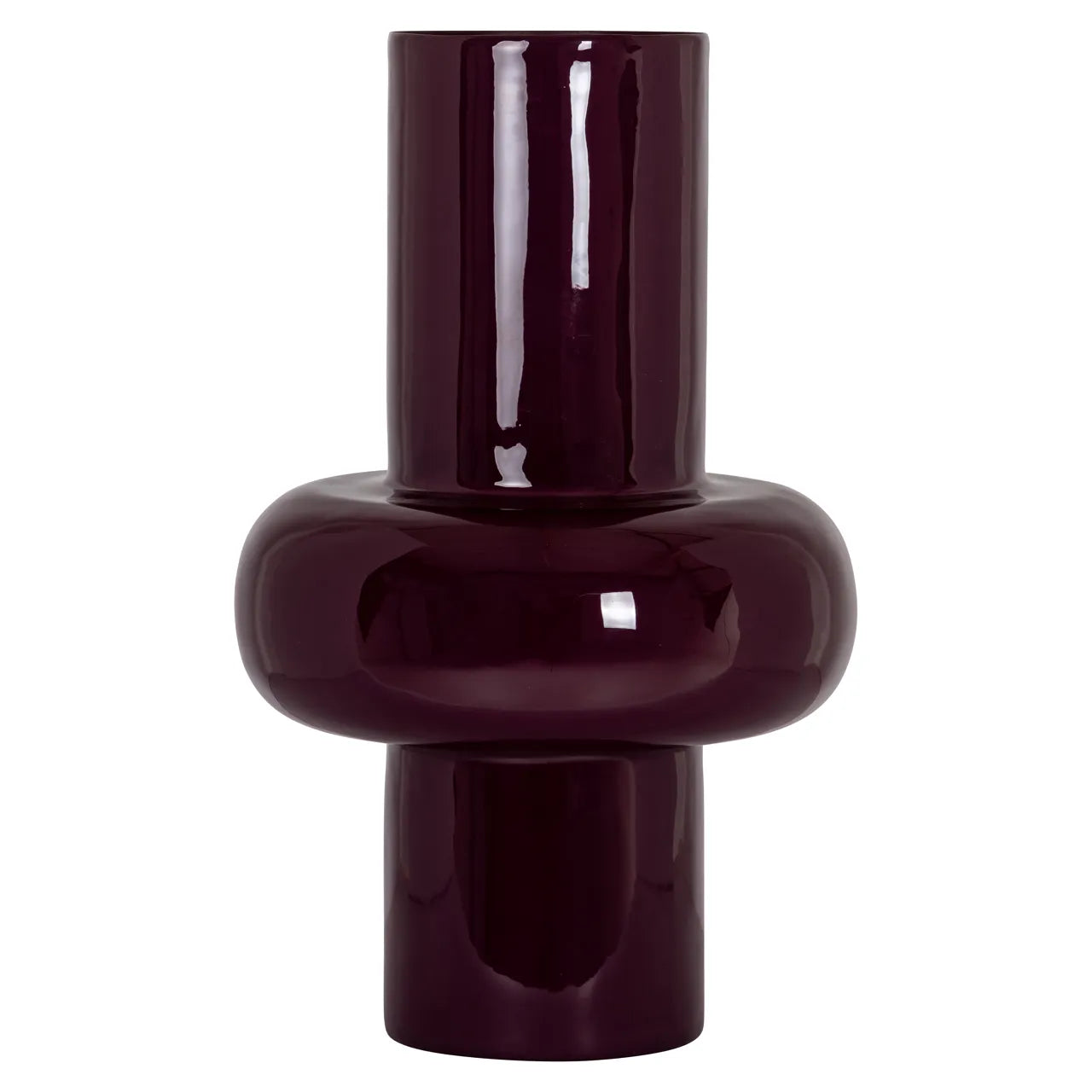 Richmond Interiors Ashlyn Burgundy Vase | Large