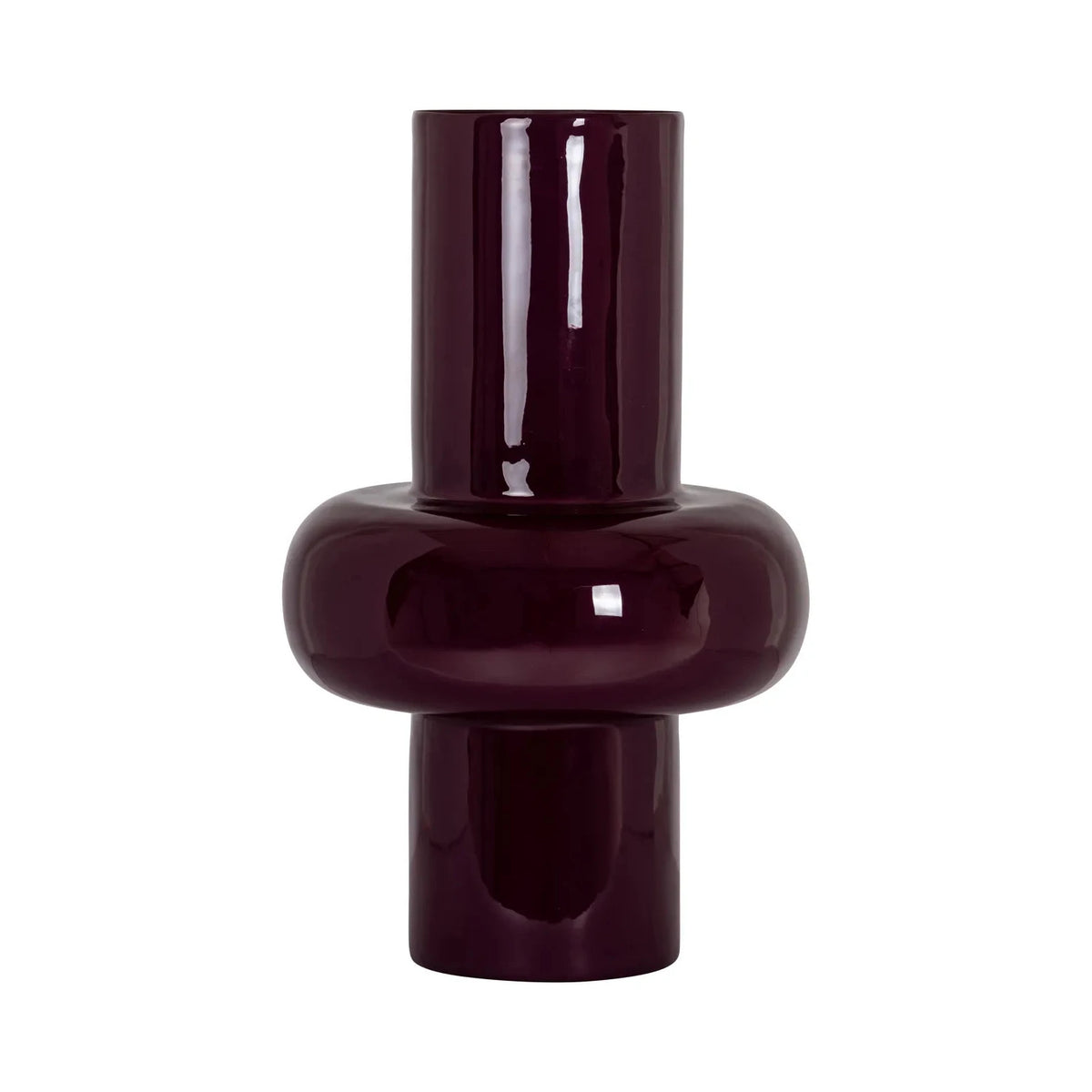Richmond Interiors Ashlyn Burgundy Vase | Large