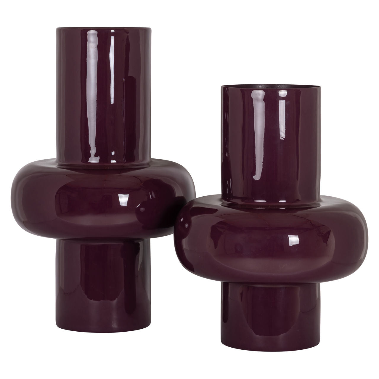 Vase Ashlyn burgundy large