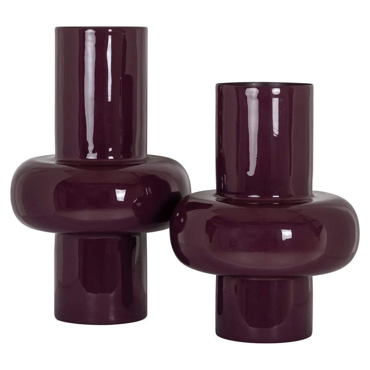 Richmond Interiors Ashlyn Burgundy Vase | Large