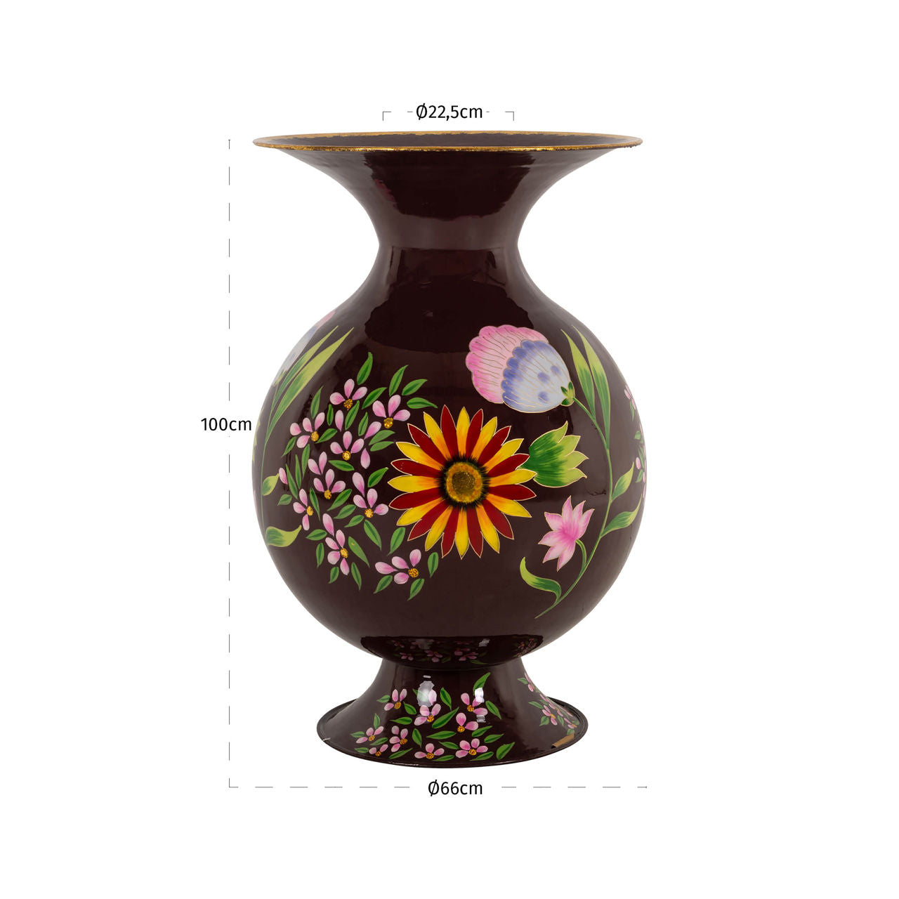 Vase Alora multicolor