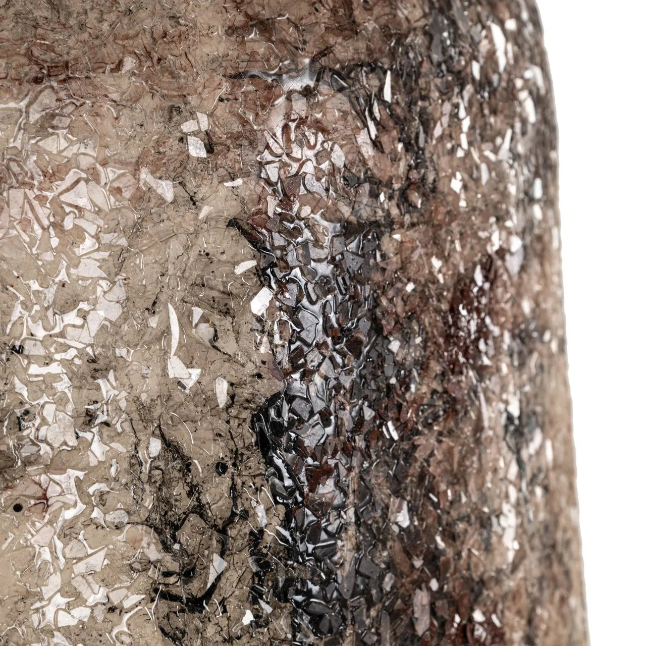 Richmond Interiors Dena Beige Marble Effect Vase | Large