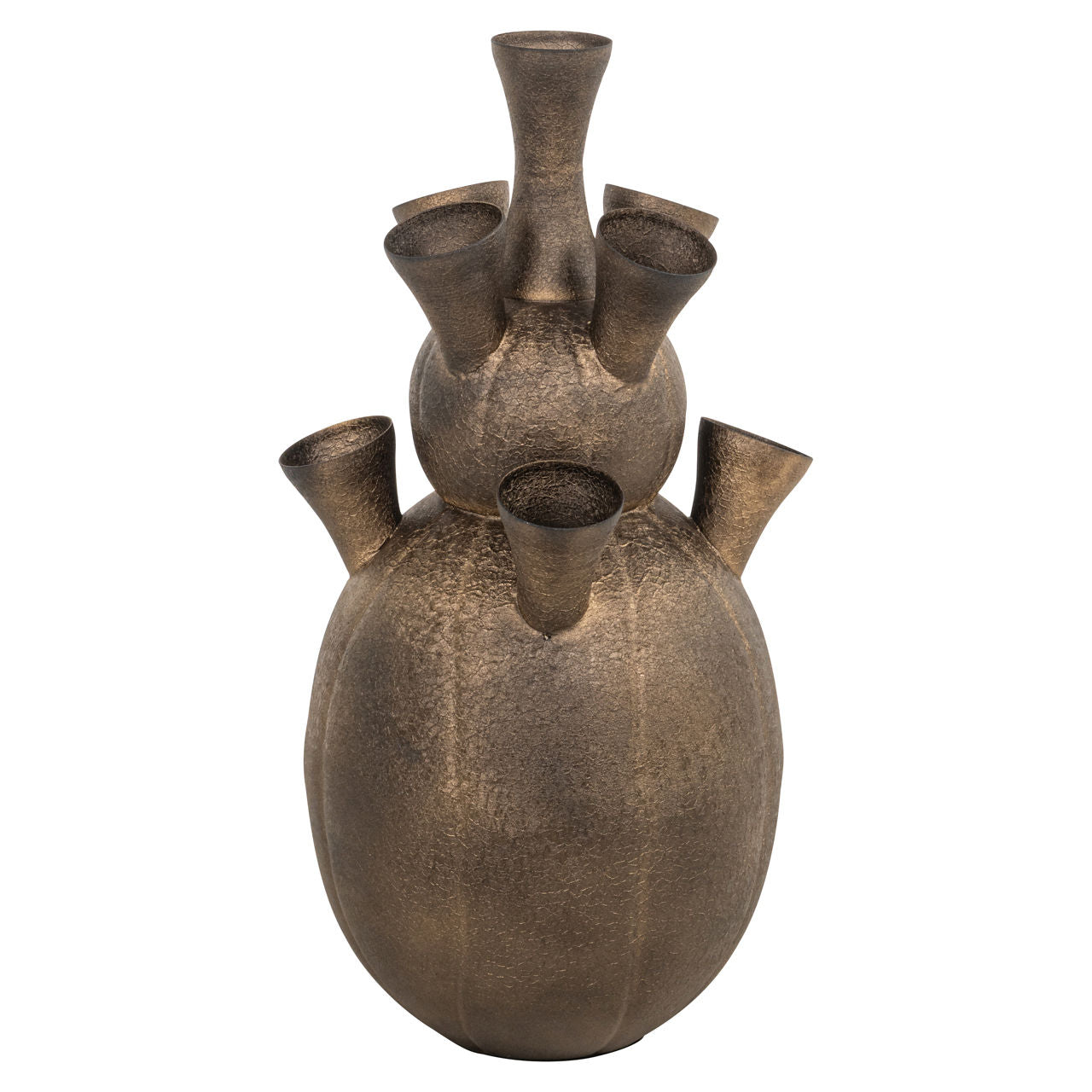 Vase Maleen brass antique