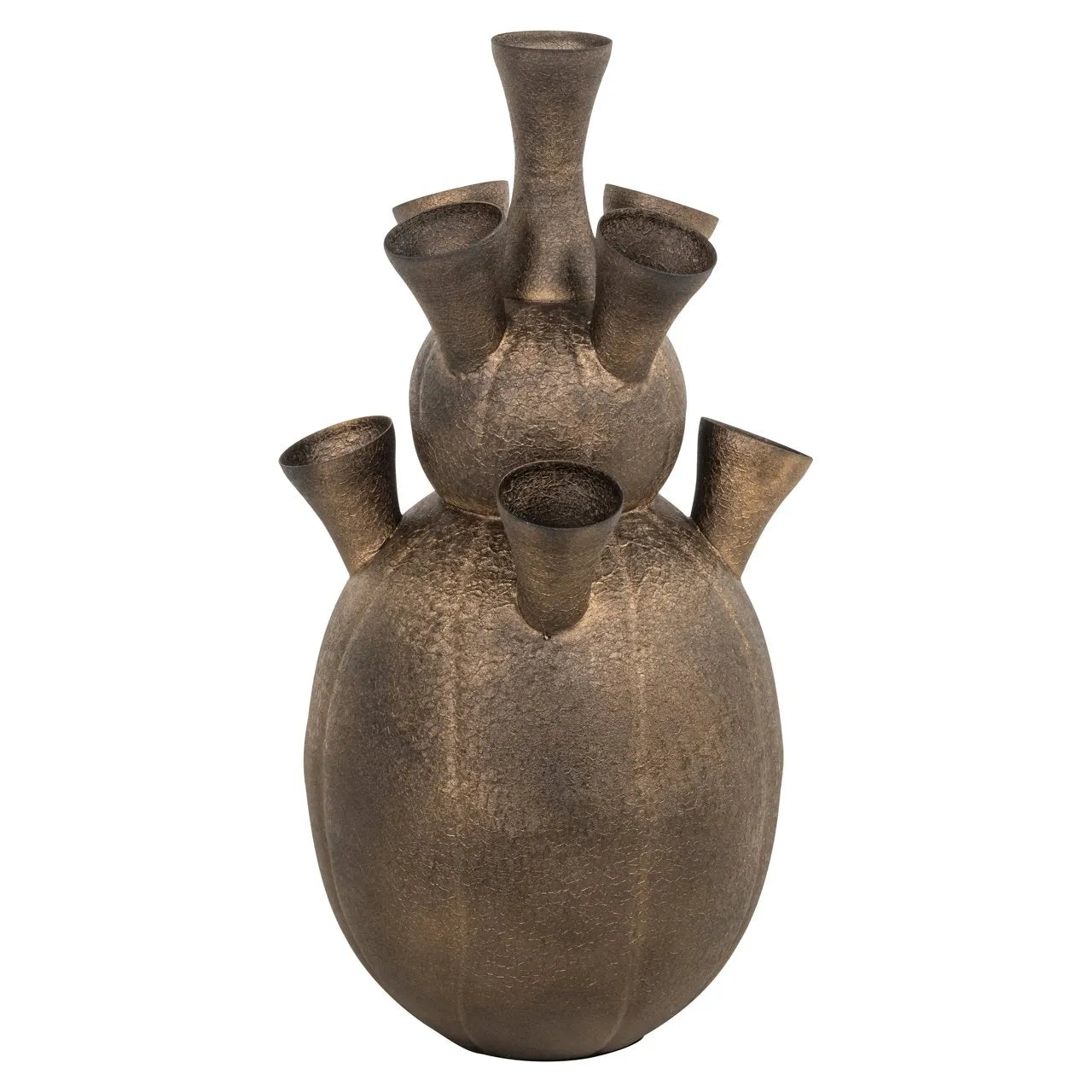 Richmond Interiors Maleen Antique Brass Vase