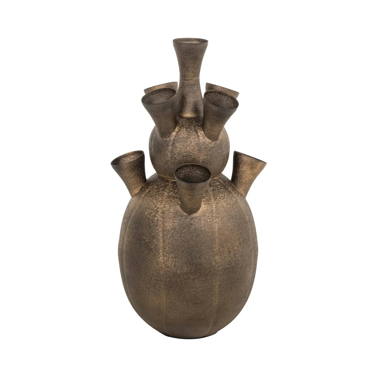 Richmond Interiors Maleen Antique Brass Vase