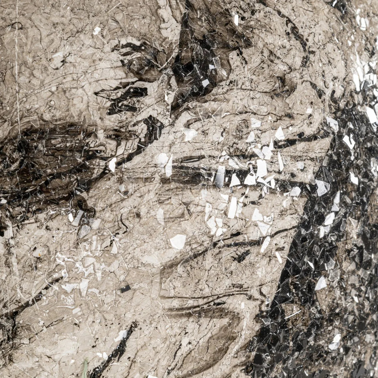 Richmond Interiors Delisha Grey Marble Effect Vase