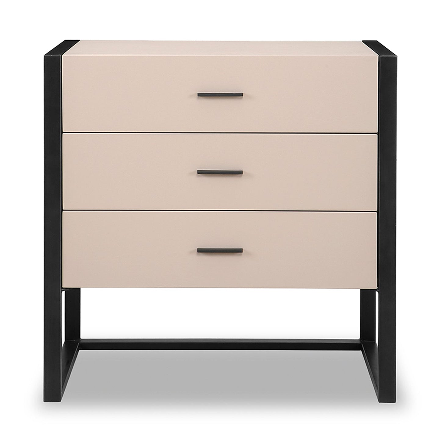 Almati Mink Faux Leather Chest of Drawers