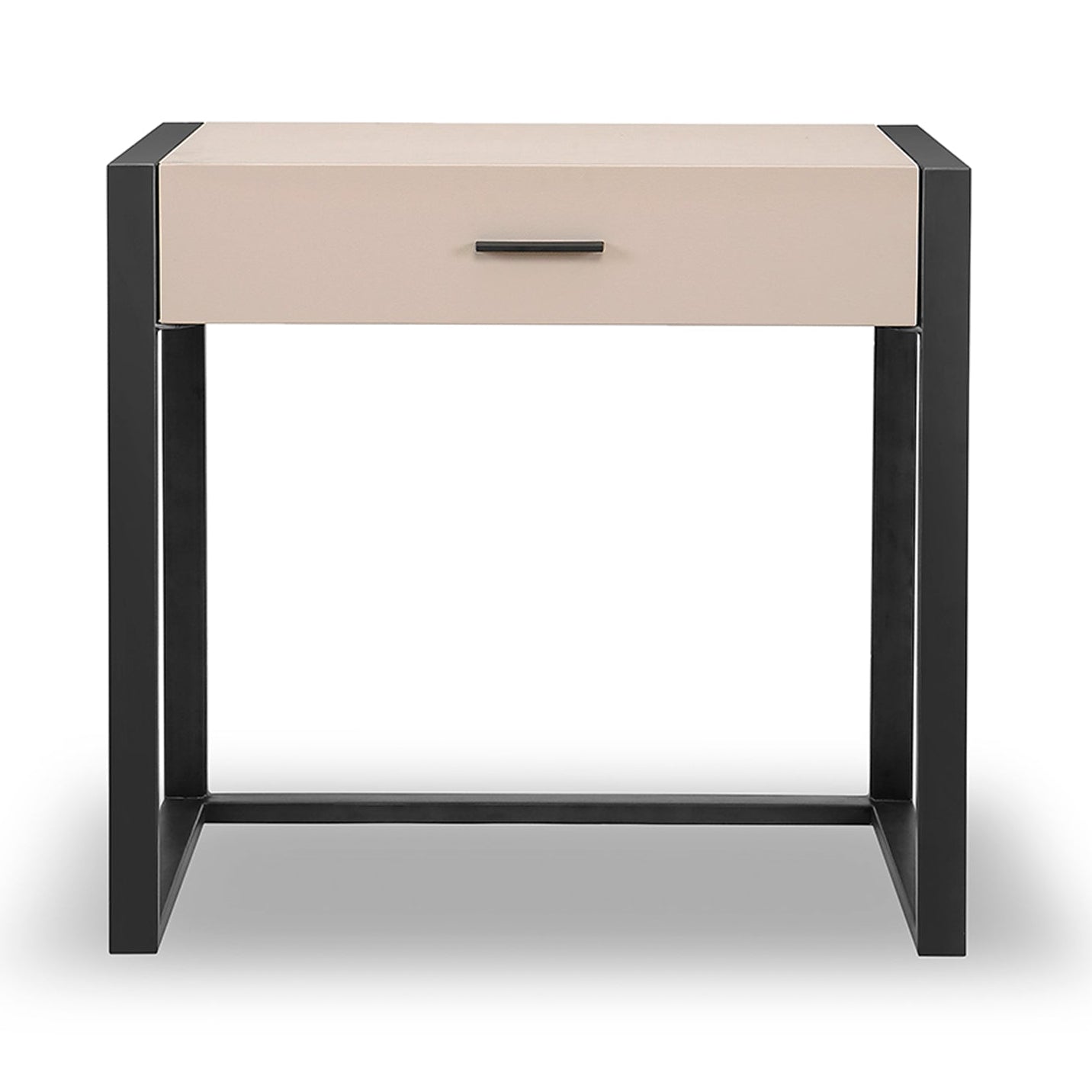 Almati Mink Faux Leather Bedside Table