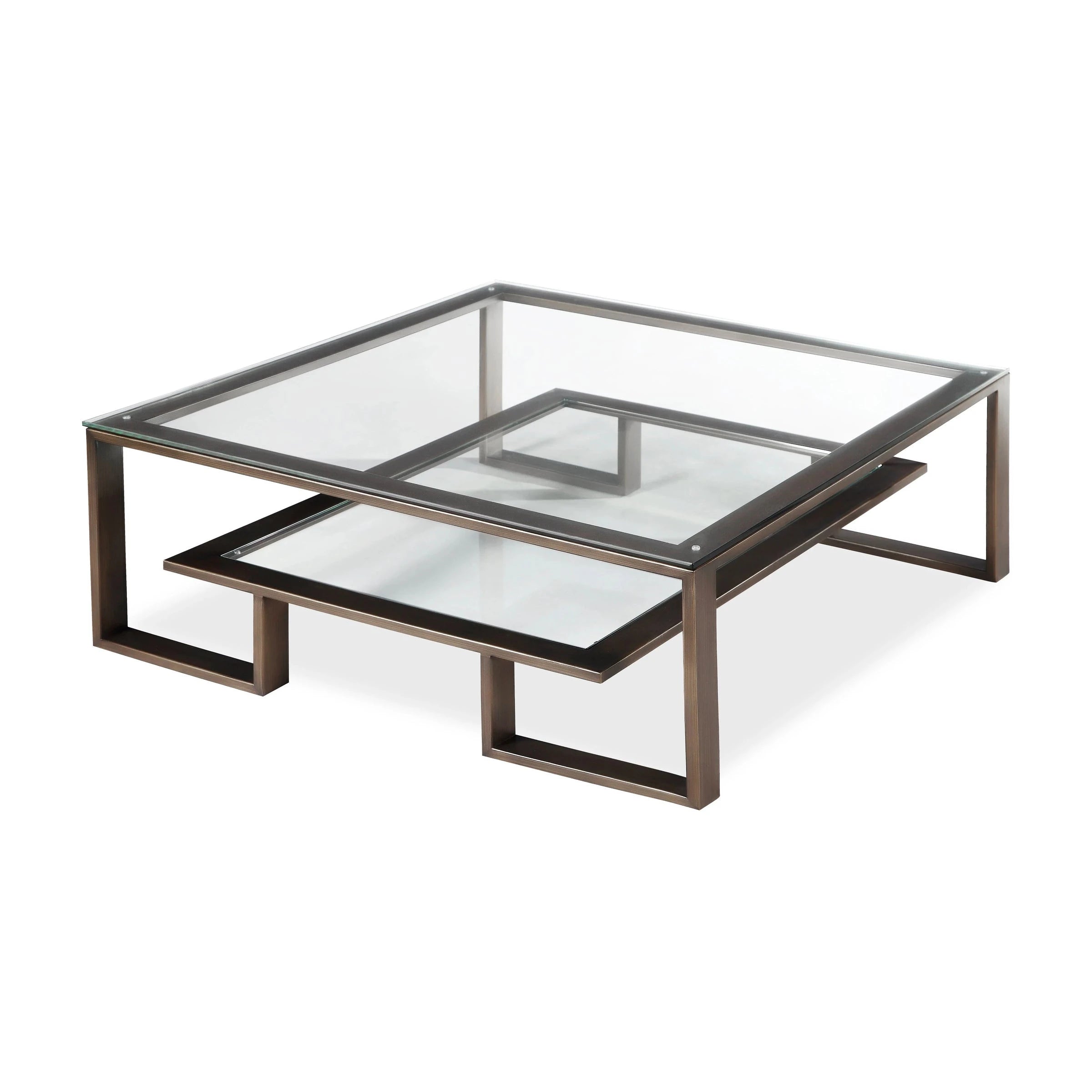 Mayfair Antique Bronze Square Coffee Table