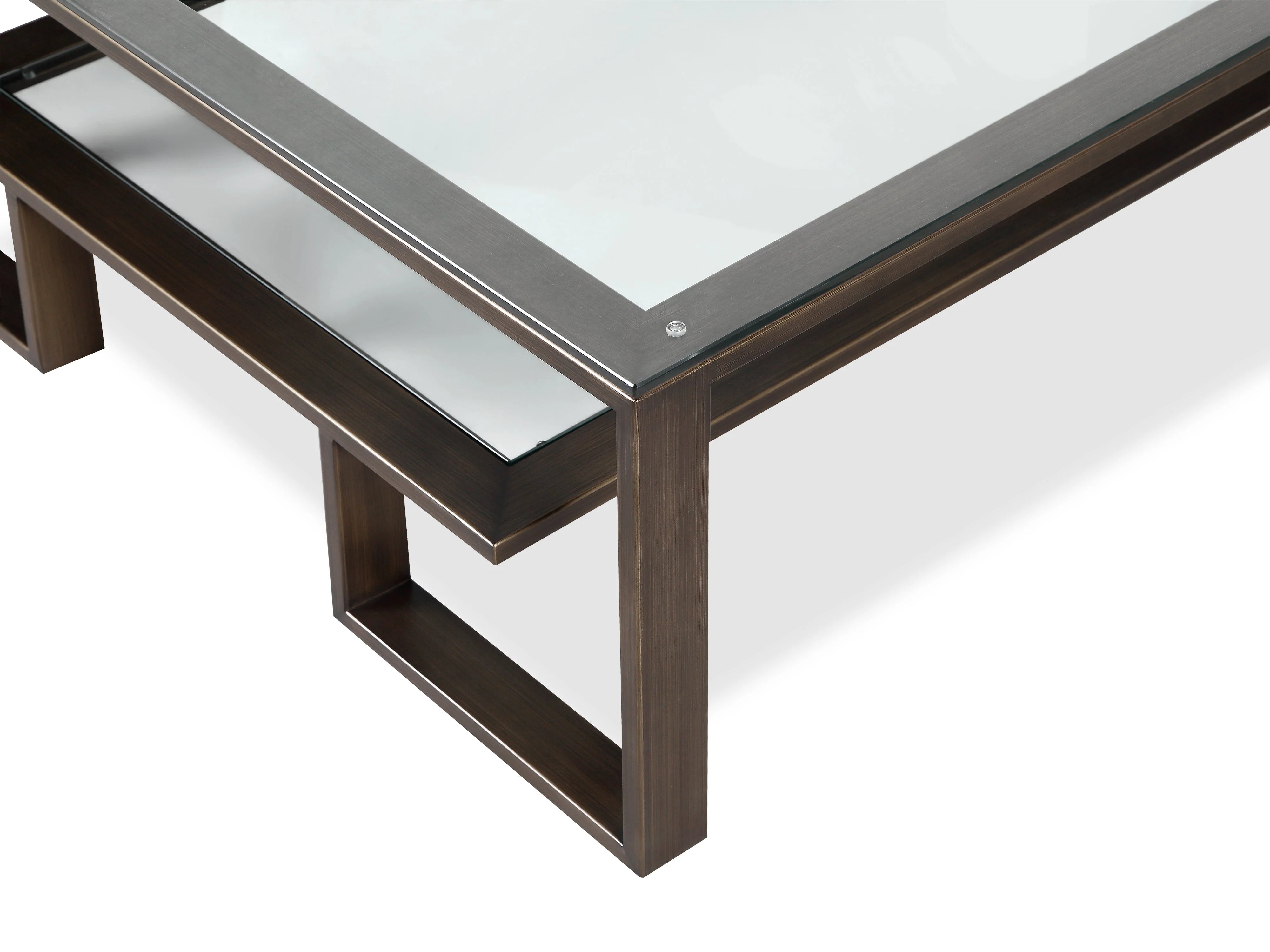 Mayfair Antique Bronze Square Coffee Table