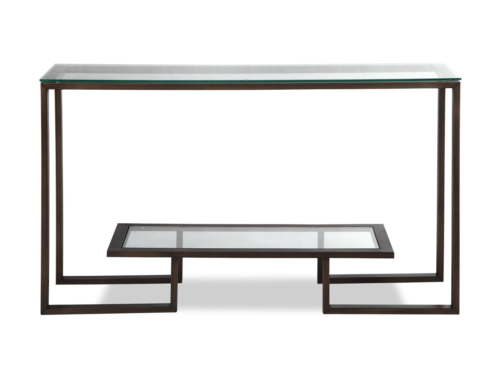 Mayfair Hairline Antique Bronze Console Table