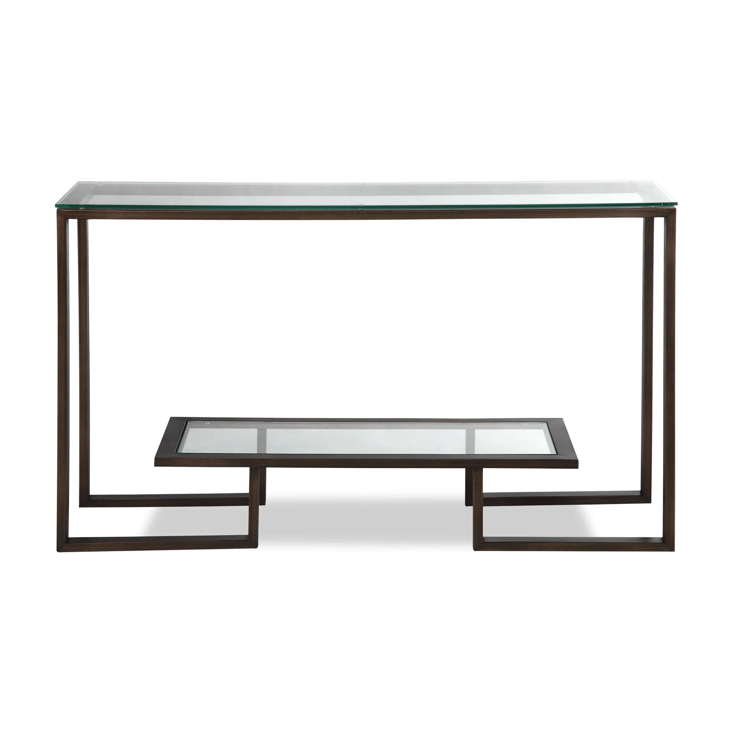 Mayfair Hairline Antique Bronze Console Table