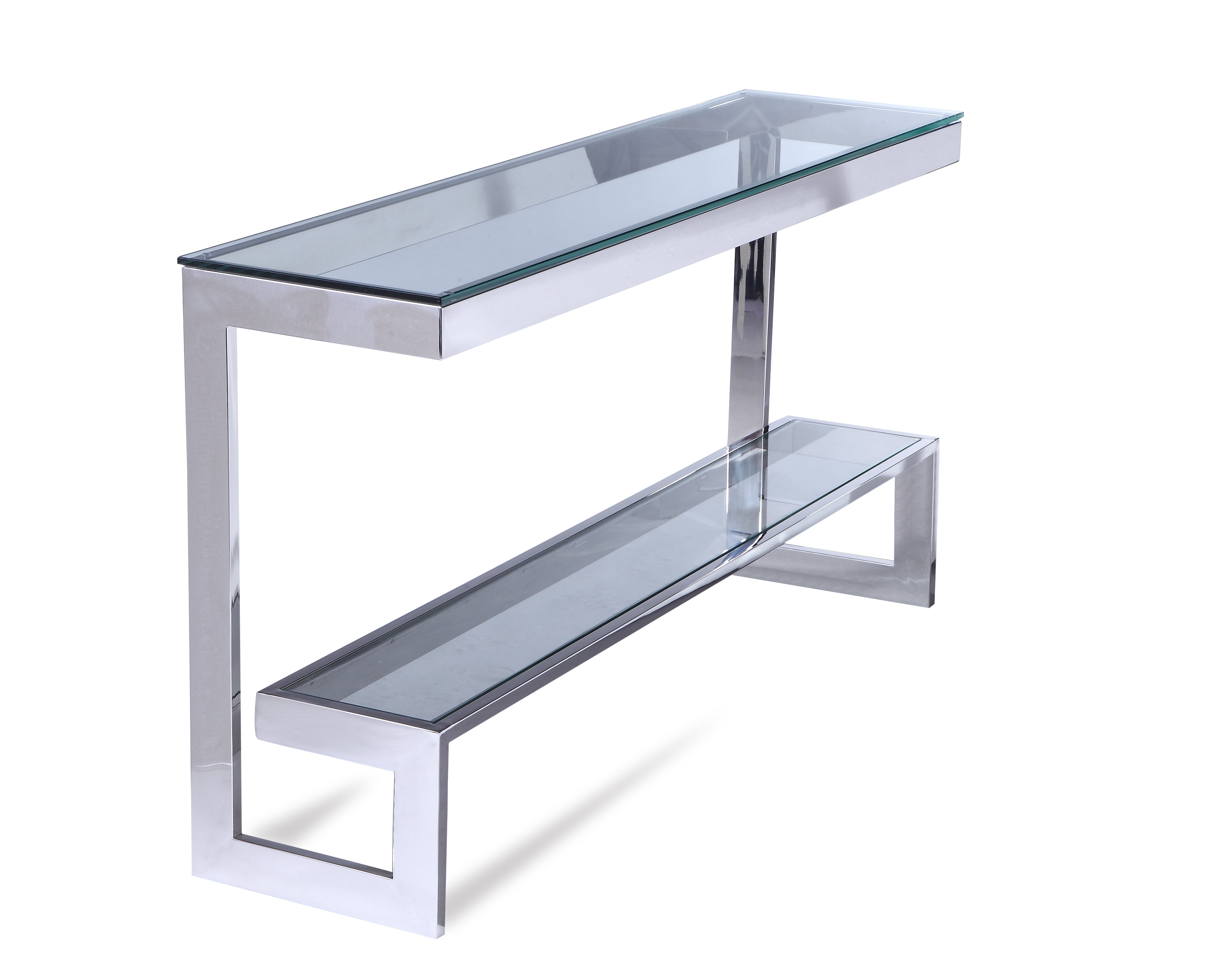 Ziggi Console Table - Antique Bronze Hairline Finish