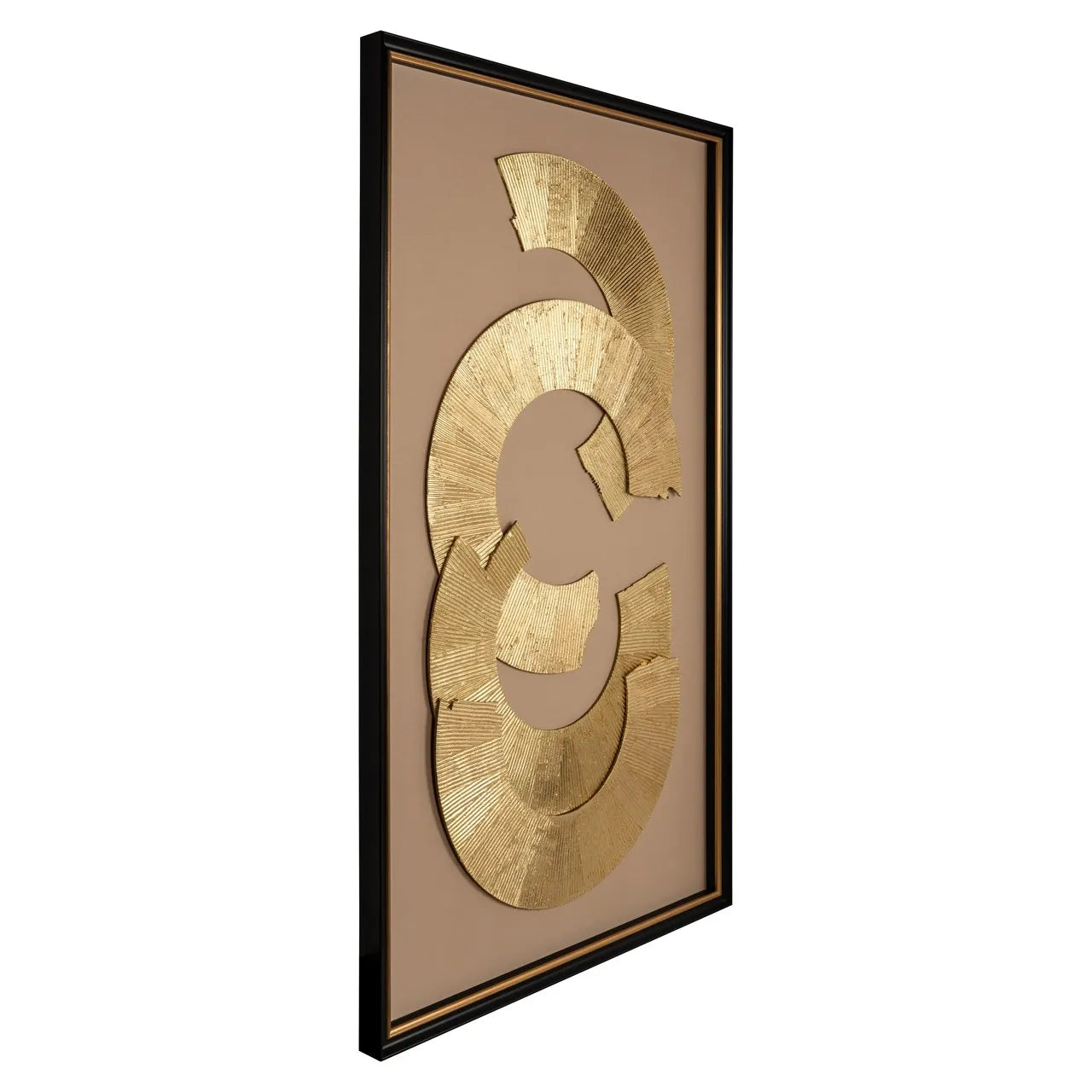 Richmond Interiors Eden Gold Trail Rectangle Framed Wall Art