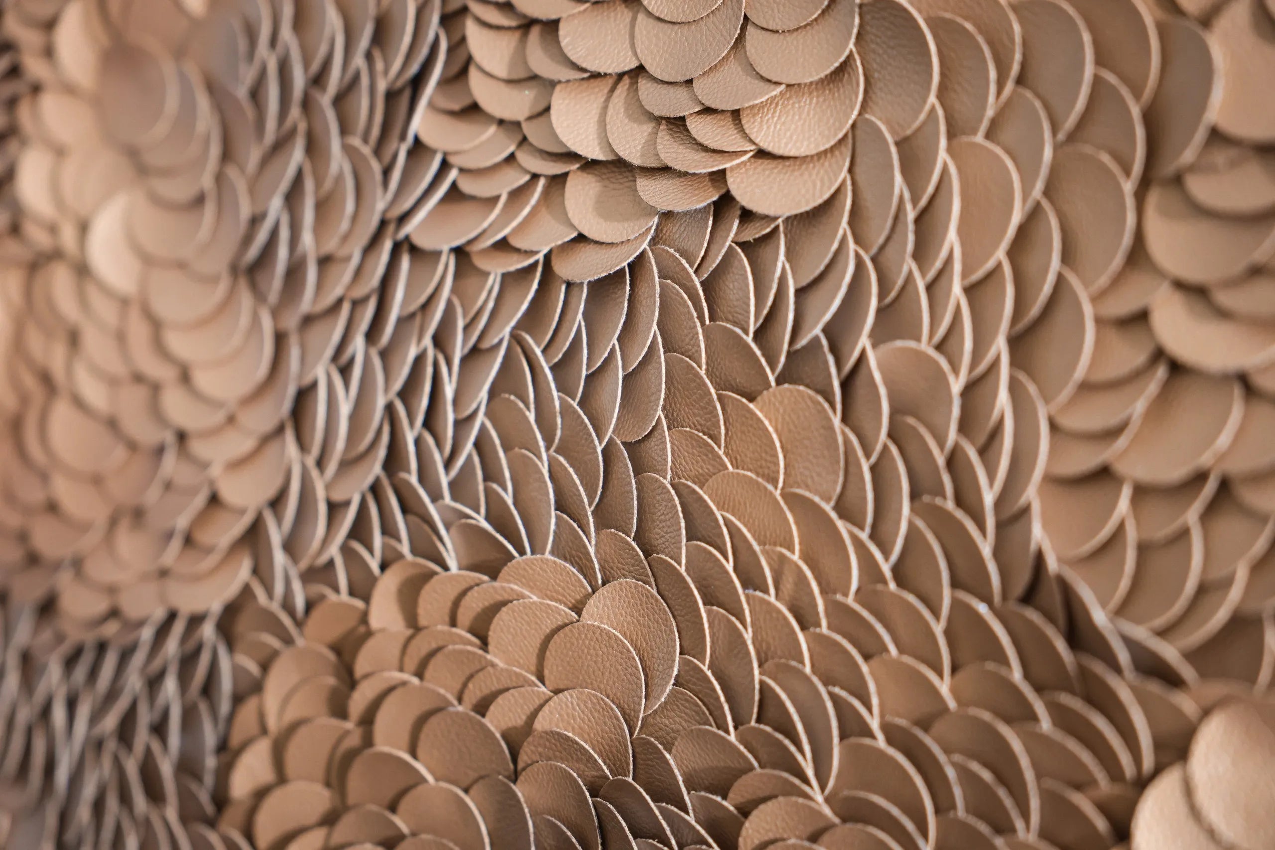 Richmond Interiors Bloom Gold Coin Round Disk Wall Art Large