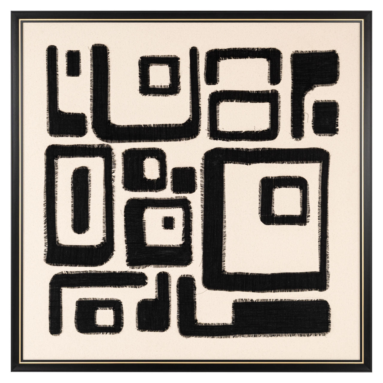 Wall art Shanita black/white