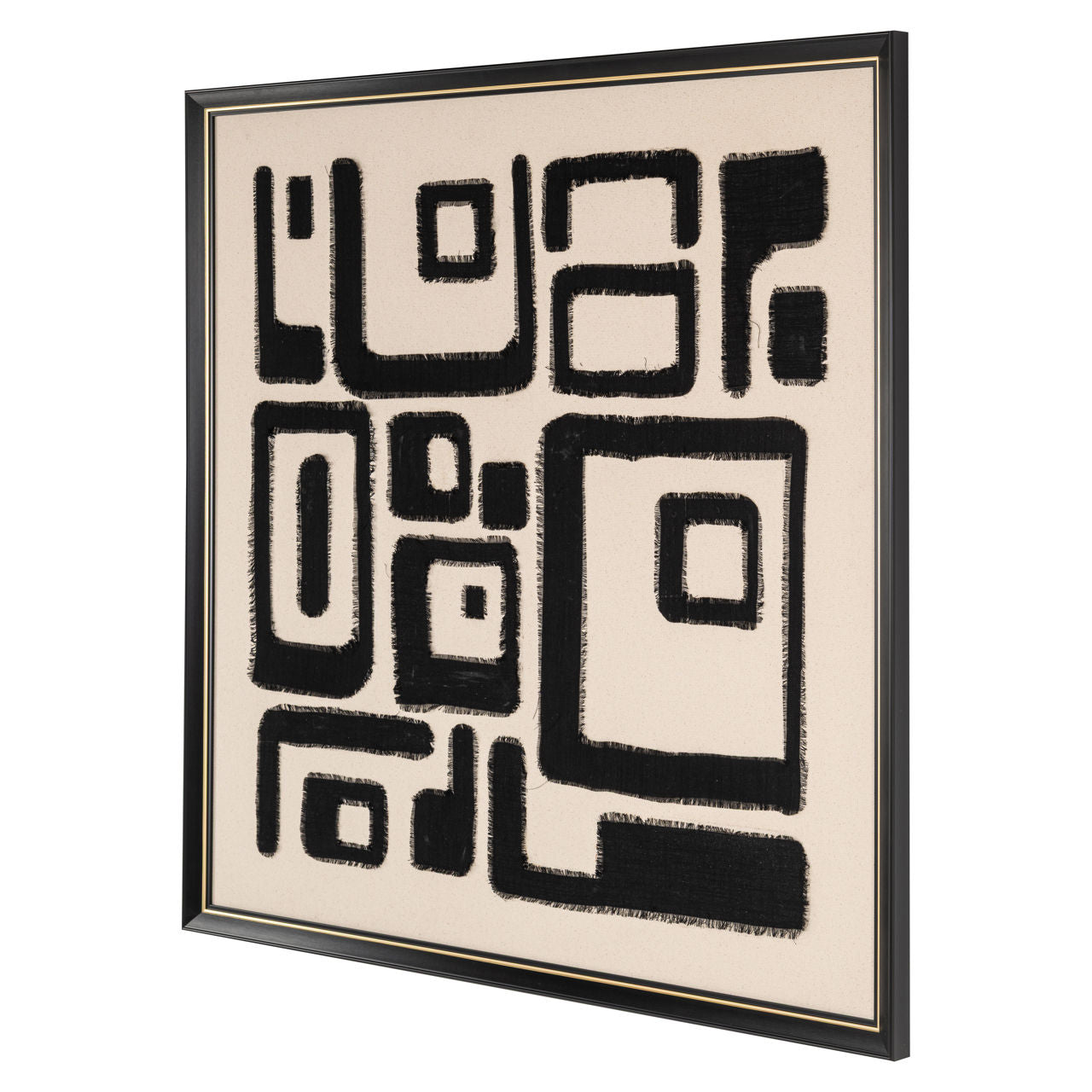 Wall art Shanita black/white