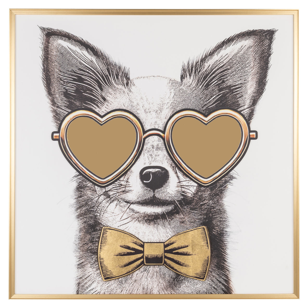 Wall art Bodhy black/gold