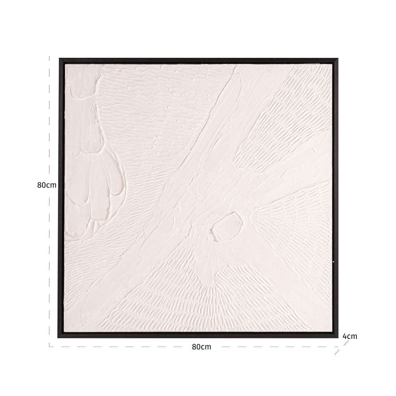 Wall art Janey black/white