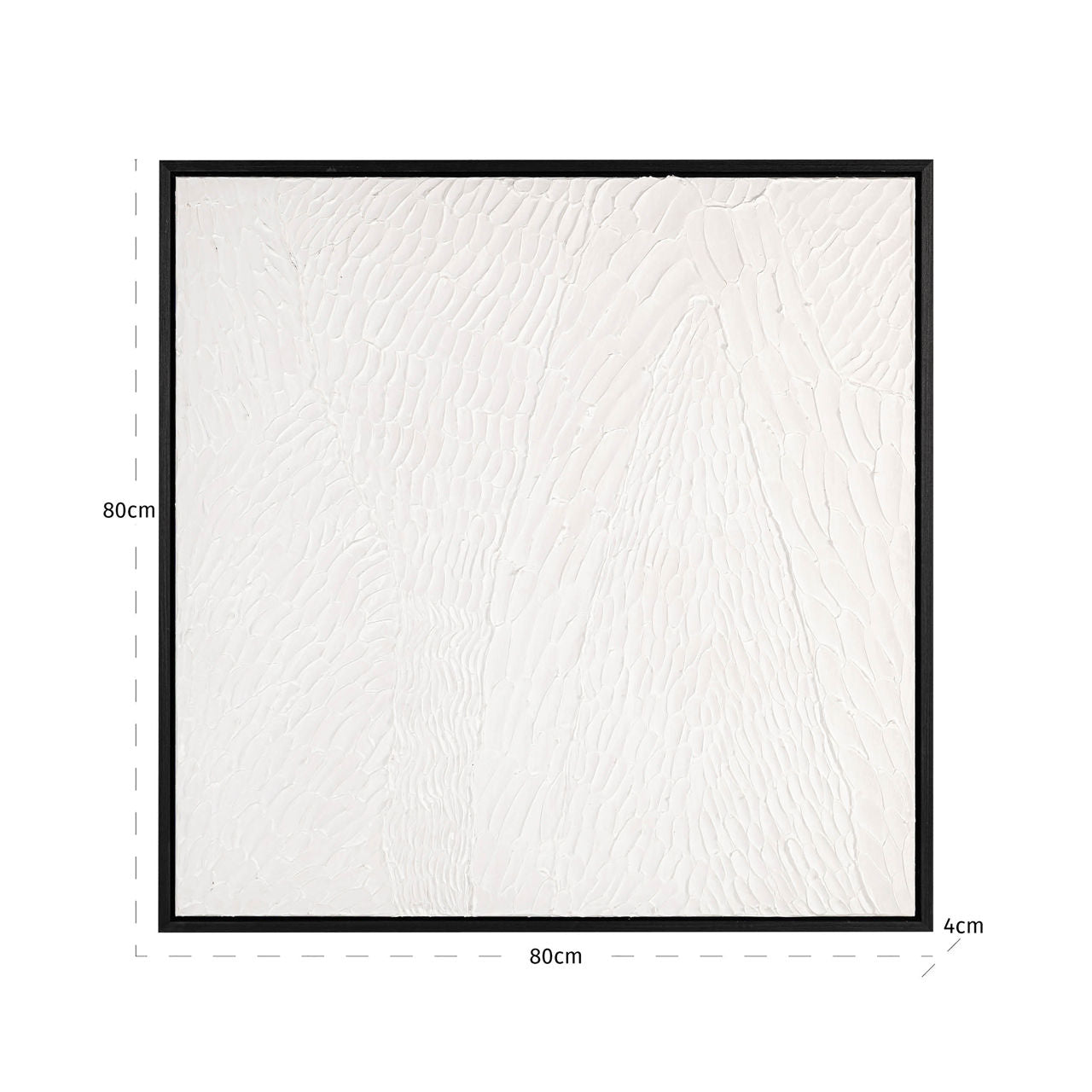 Wall art Janell black/white