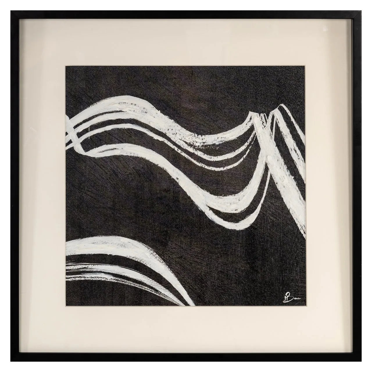 Richmond Interiors Jozy Black & White Wall Art