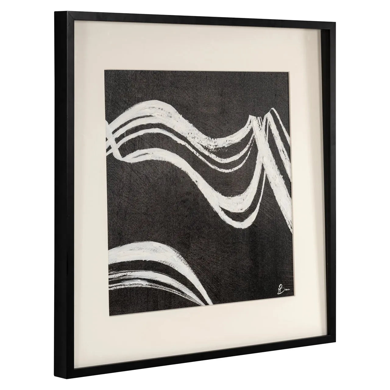 Richmond Interiors Jozy Black & White Wall Art