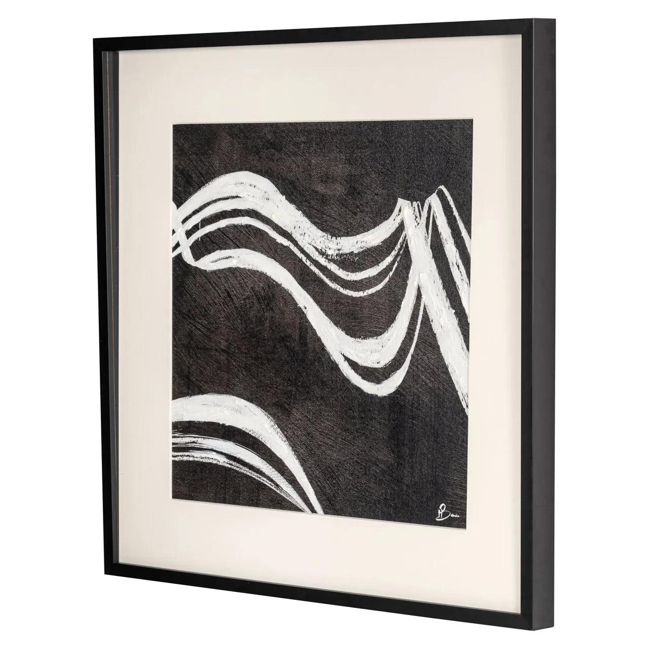 Richmond Interiors Jozy Black & White Wall Art