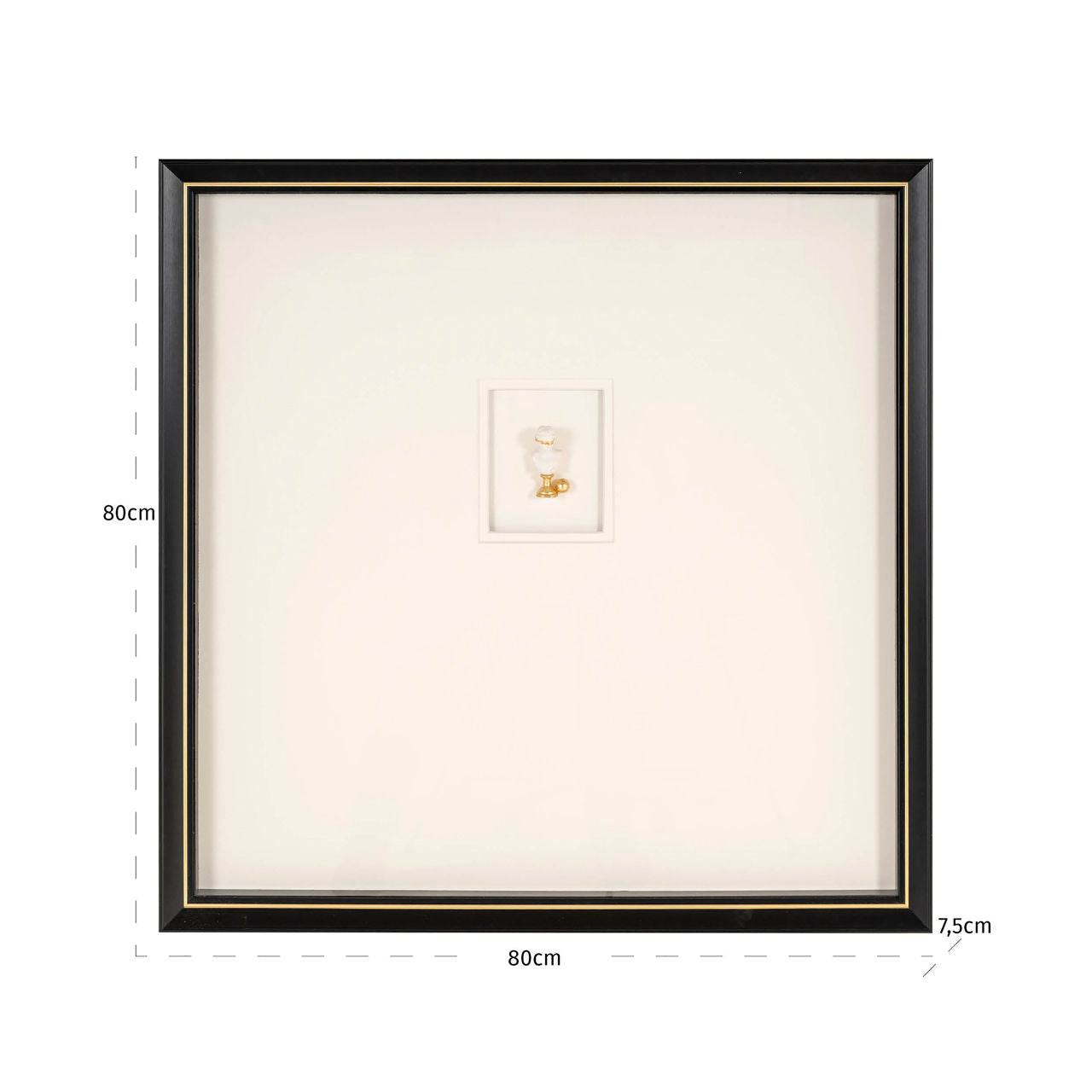 Wall art Danni black/white