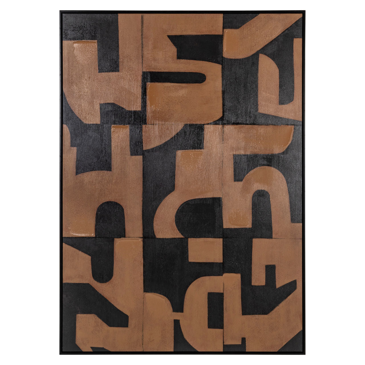 Wall art Cascade brown