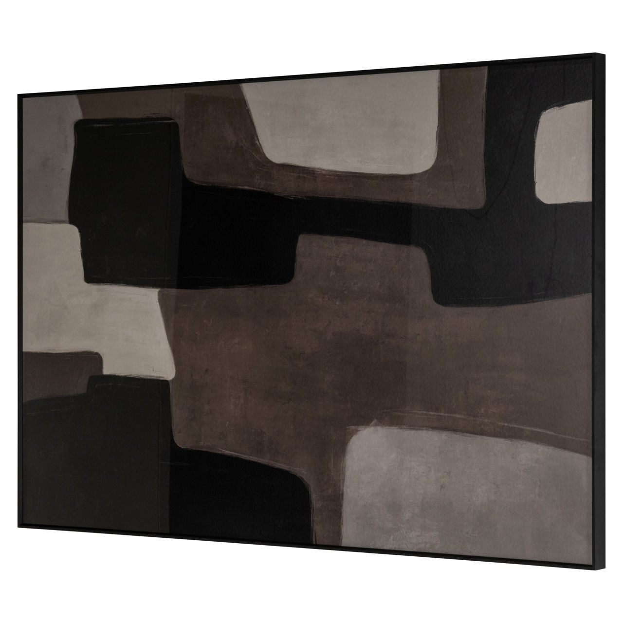Wall art Mirage brown left