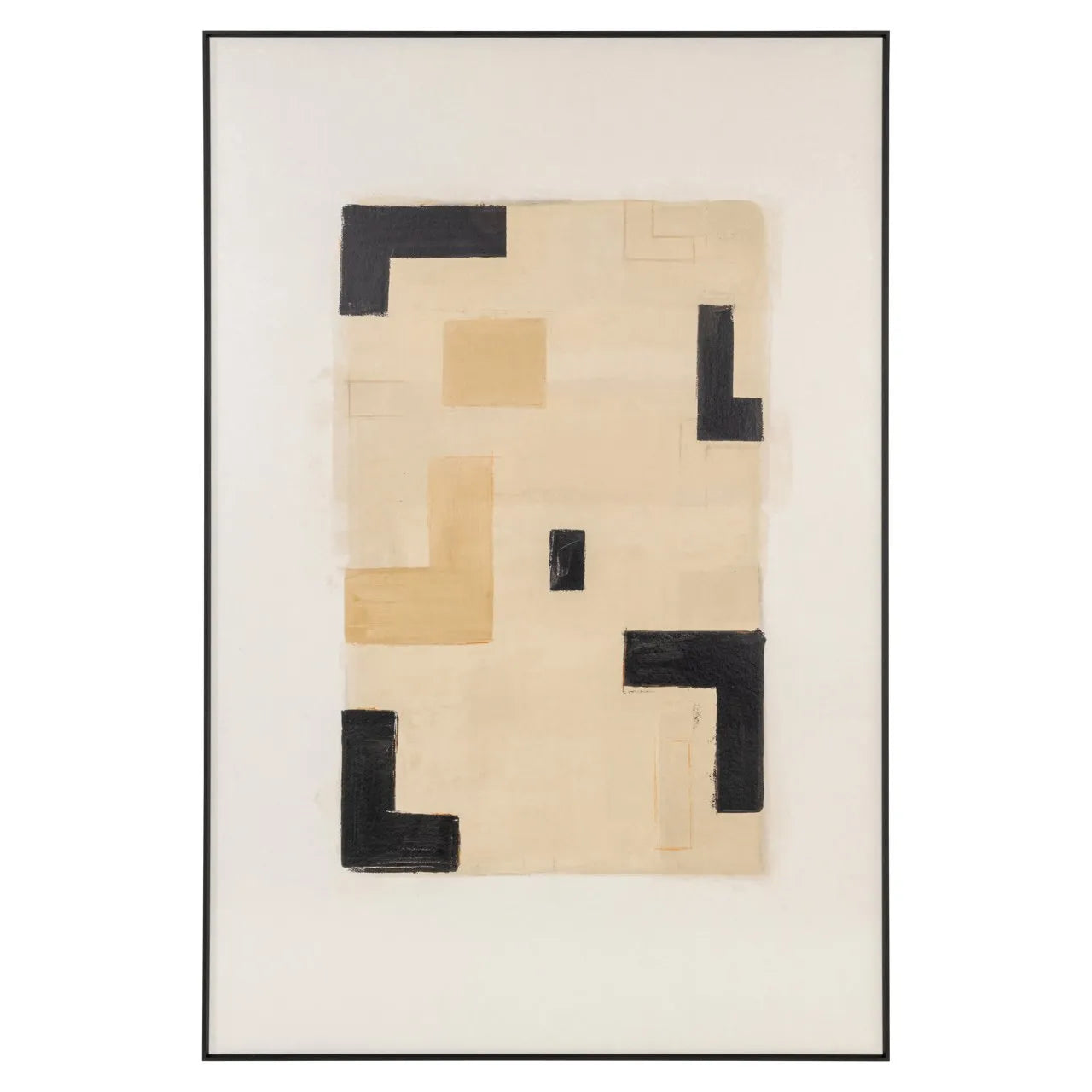 Richmond Interiors Vortex Beige Left Wall Art