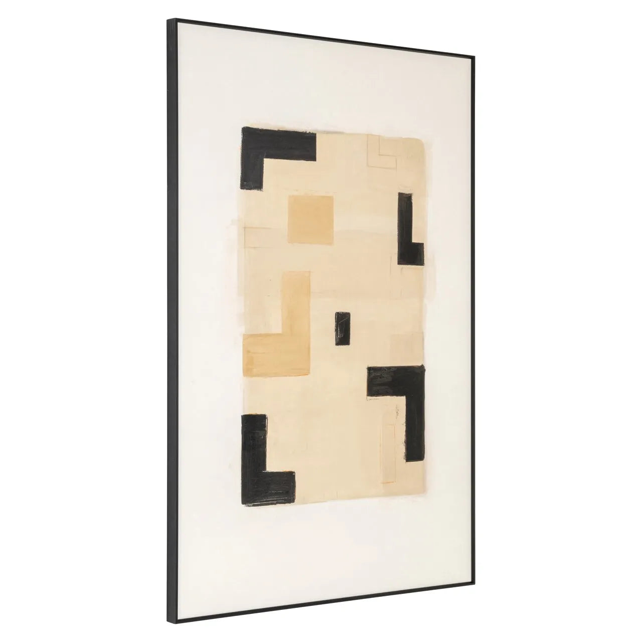 Richmond Interiors Vortex Beige Left Wall Art
