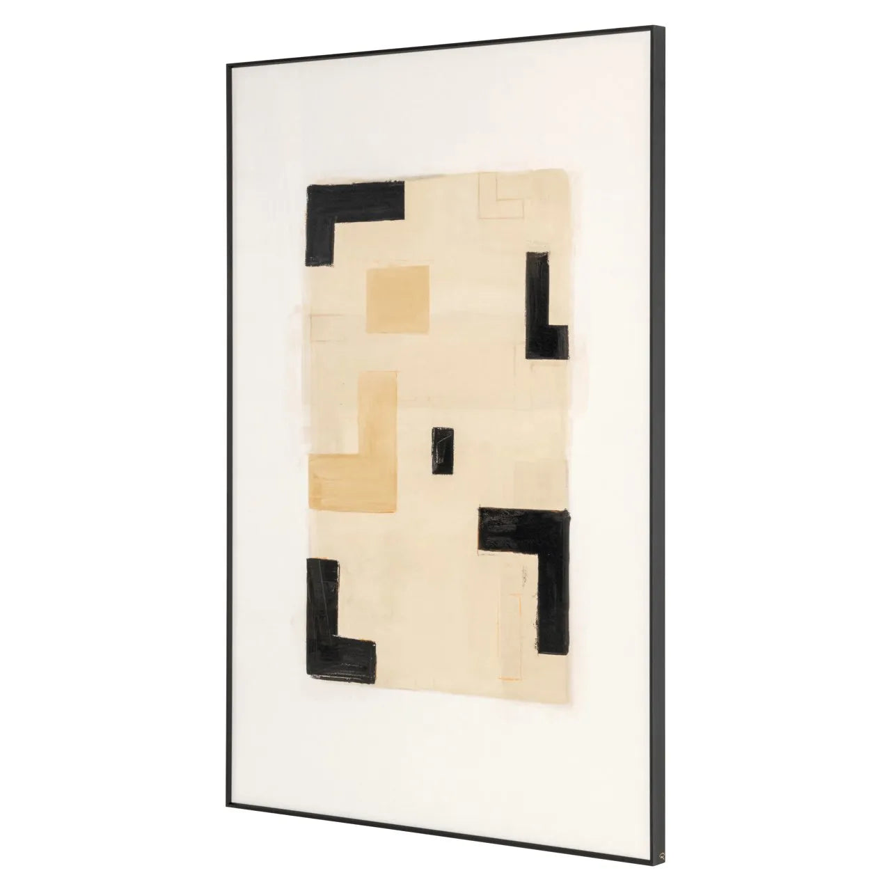 Richmond Interiors Vortex Beige Left Wall Art