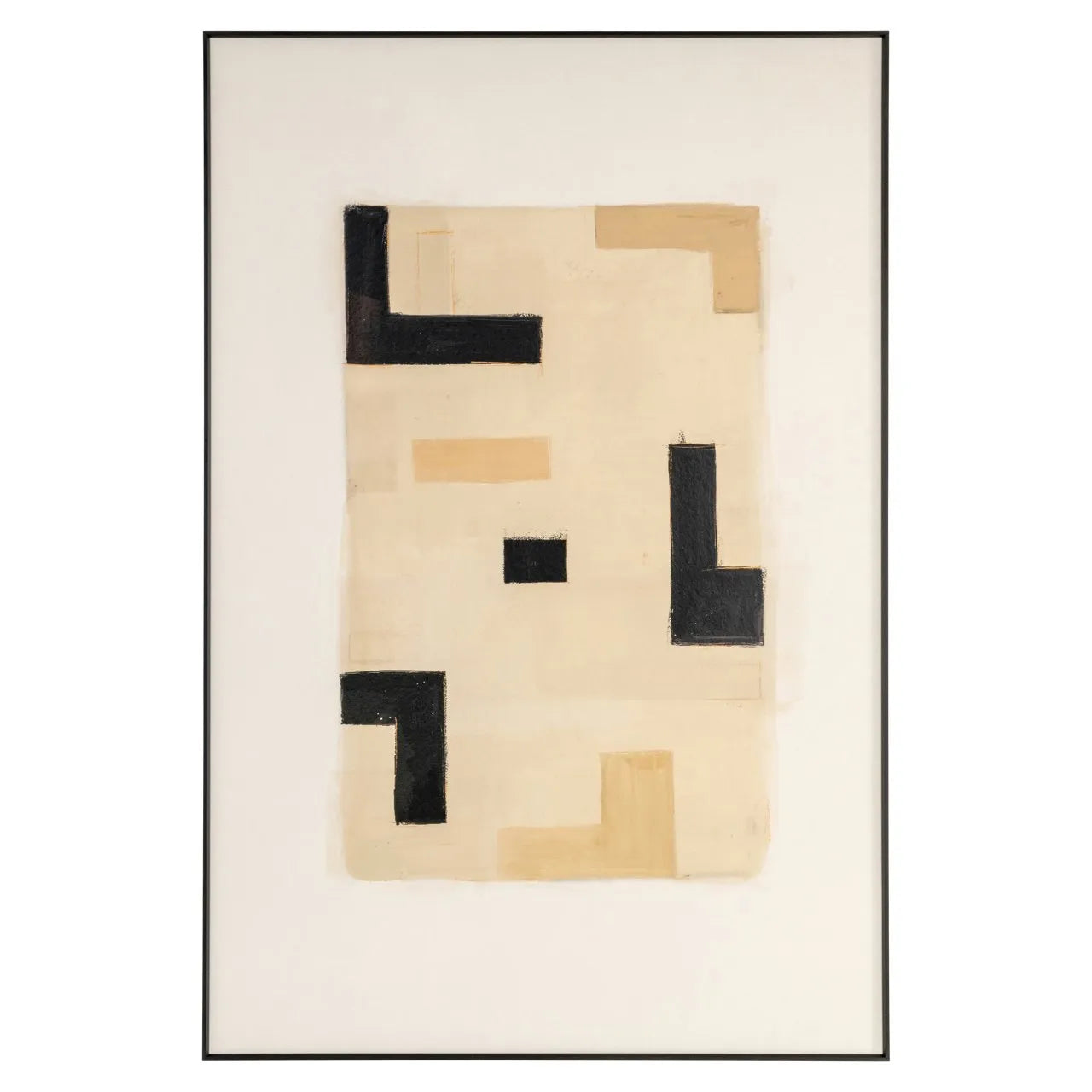 Richmond Interiors Vortex Beige Right Wall Art