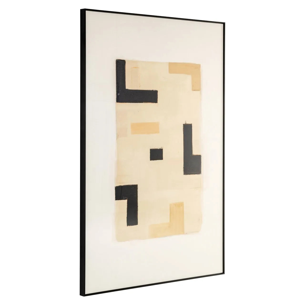 Richmond Interiors Vortex Beige Right Wall Art