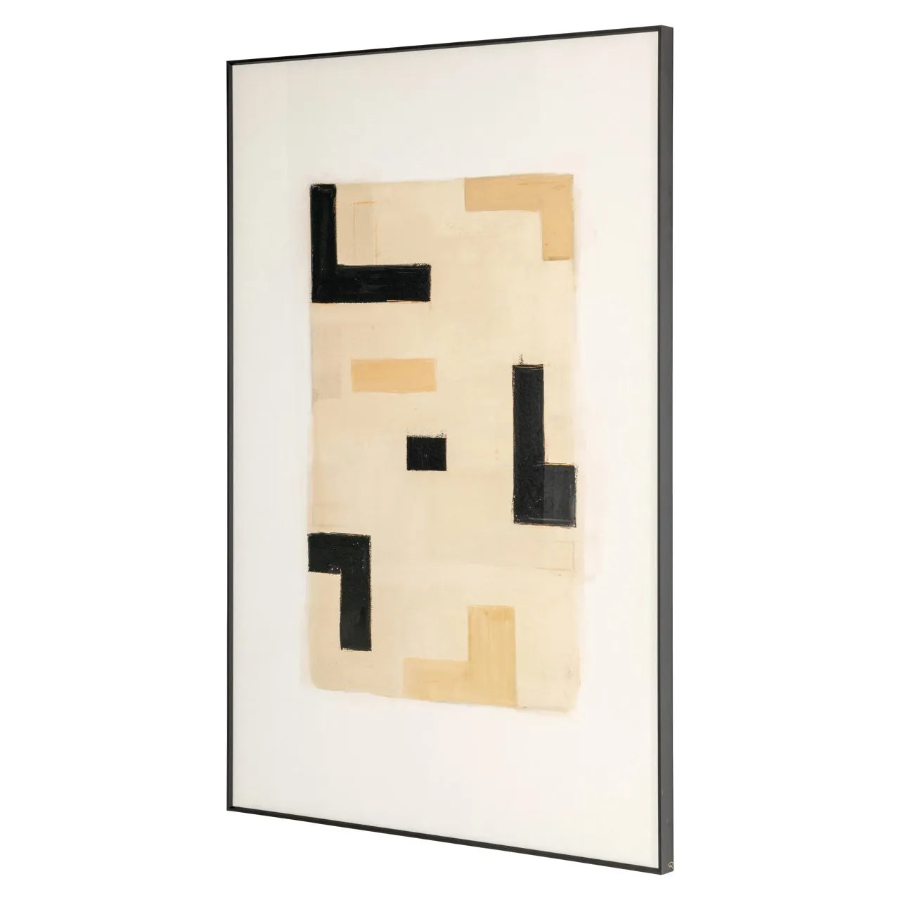 Richmond Interiors Vortex Beige Right Wall Art