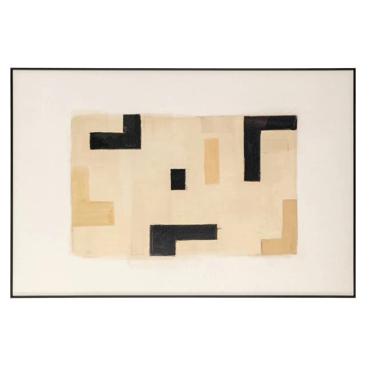 Richmond Interiors Vortex Beige Right Wall Art