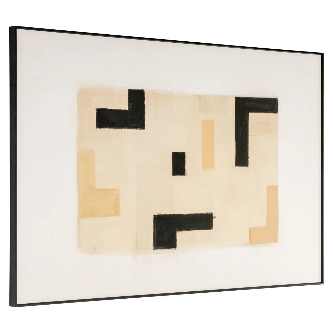 Richmond Interiors Vortex Beige Right Wall Art