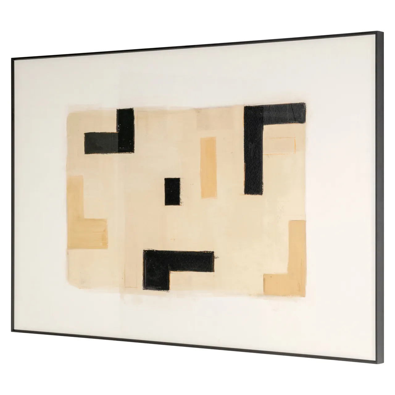 Richmond Interiors Vortex Beige Right Wall Art