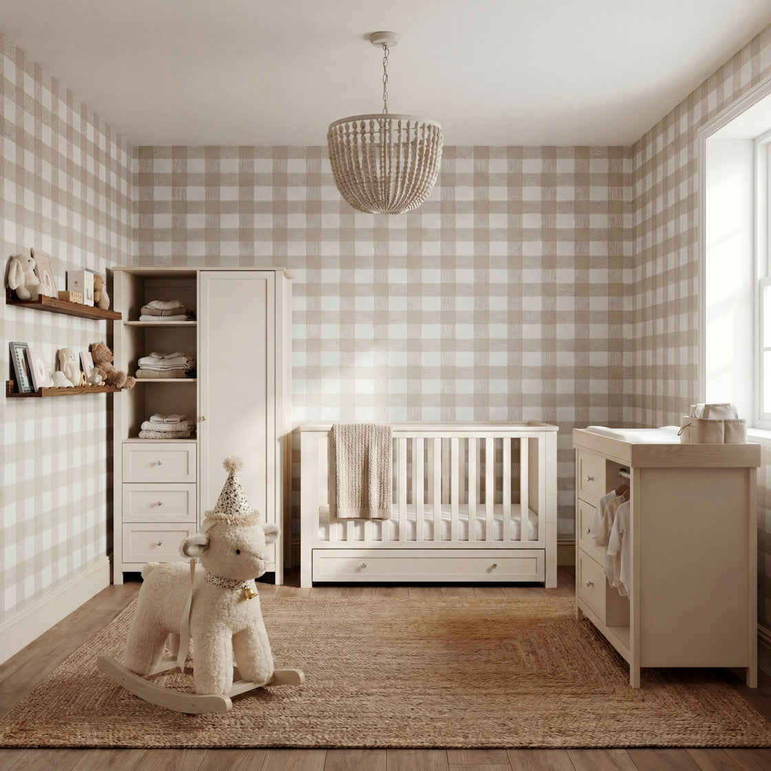Wanderer 3 Piece Room Set Cashmere and Oak lifestyle