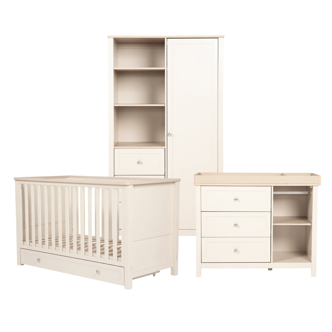 Wanderer 3 Piece Room Set Cashmere and Oak