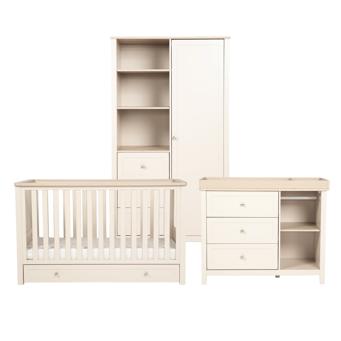 Wanderer 3 Piece Room Set Cashmere and Oak