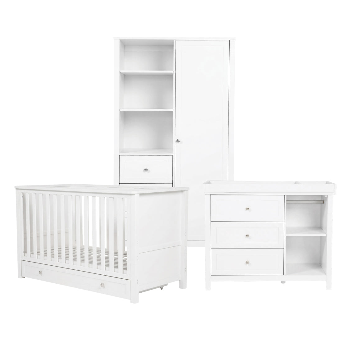 Wanderer 3 Piece Room Set White