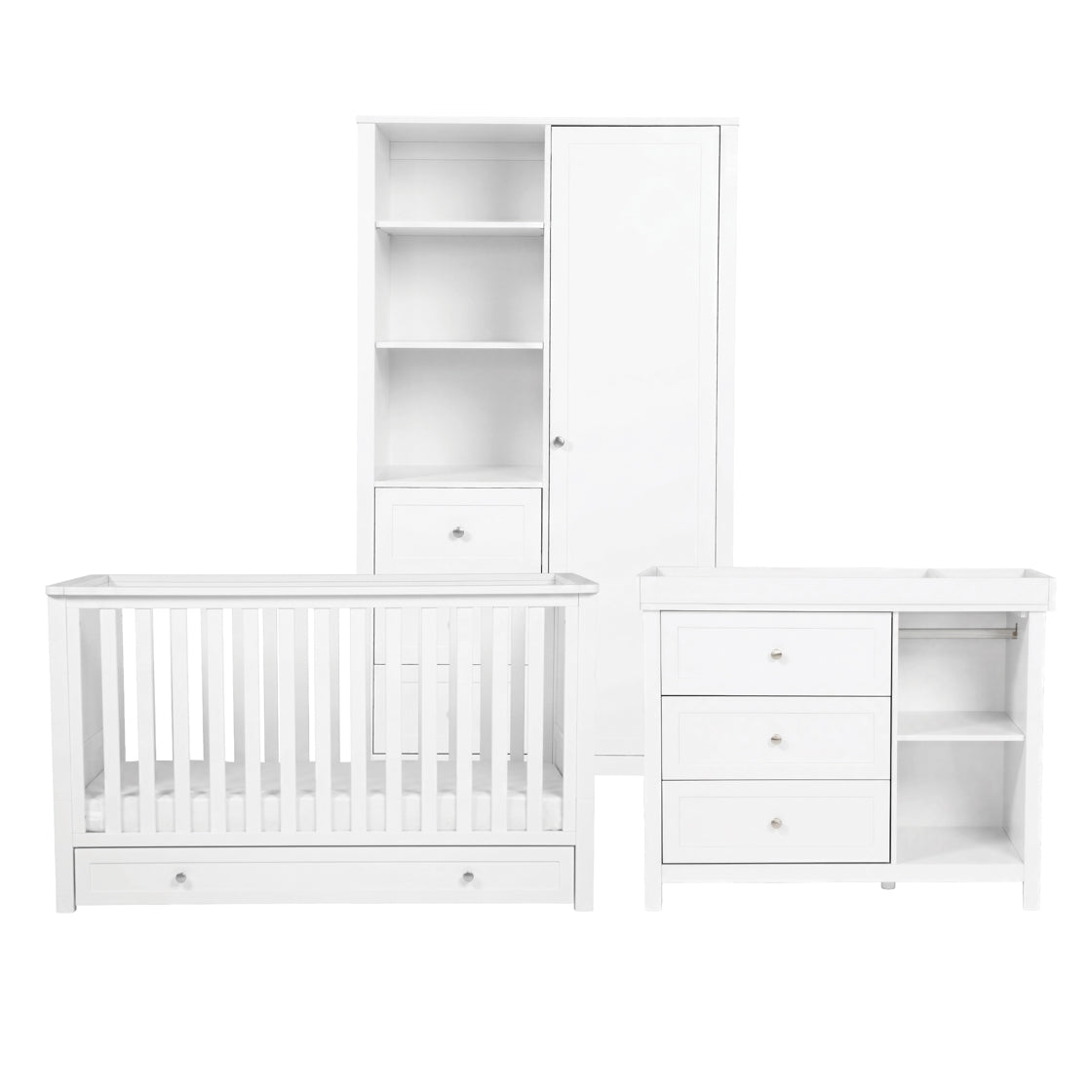 Wanderer 3 Piece Room Set White