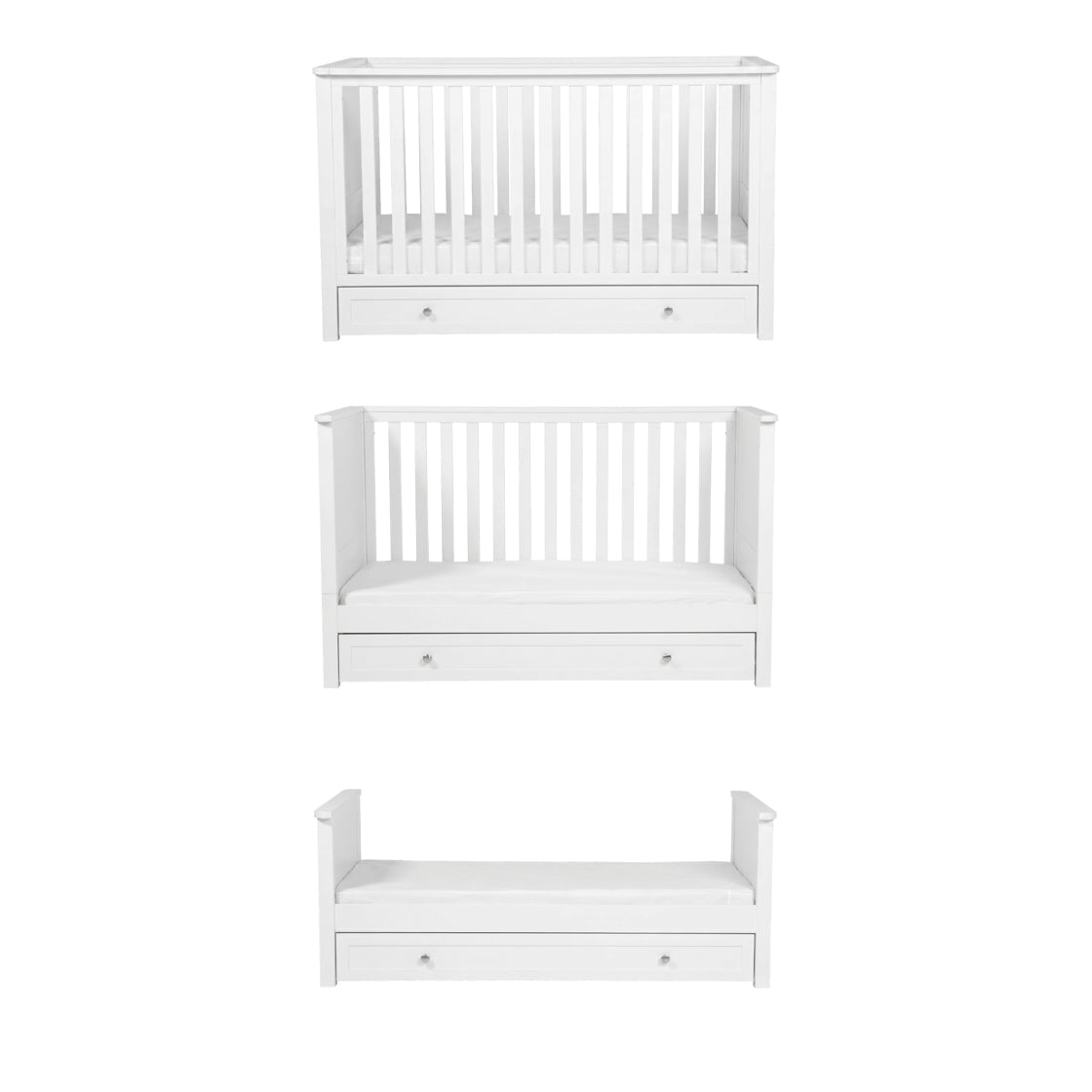 Wanderer 3 Piece Room Set White