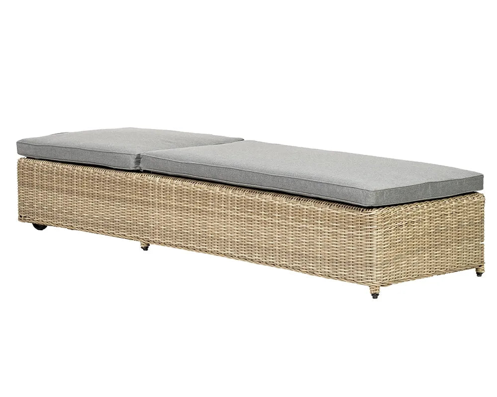 Grayson Grey Rattan Sunlounger