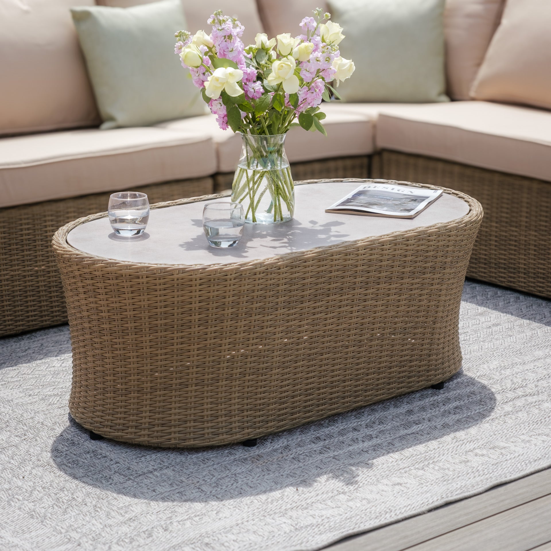 Winchester Small Corner Group - Ceramic Glass