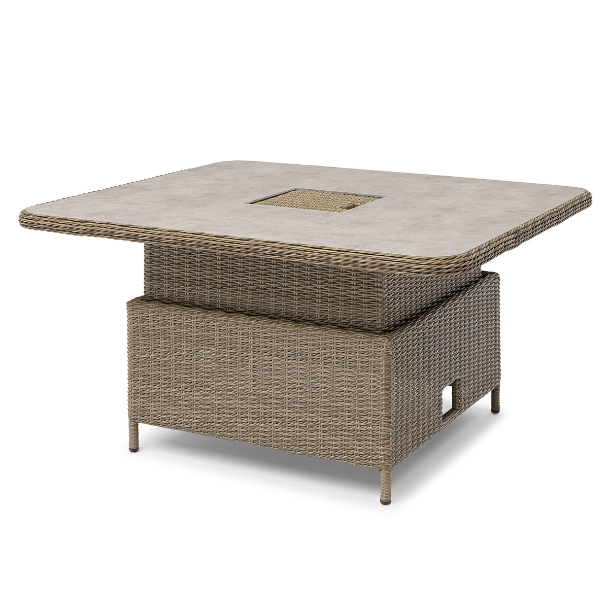 Winchester Royal U Shaped Sofa Set with Rising Table - Ceramic Glass
